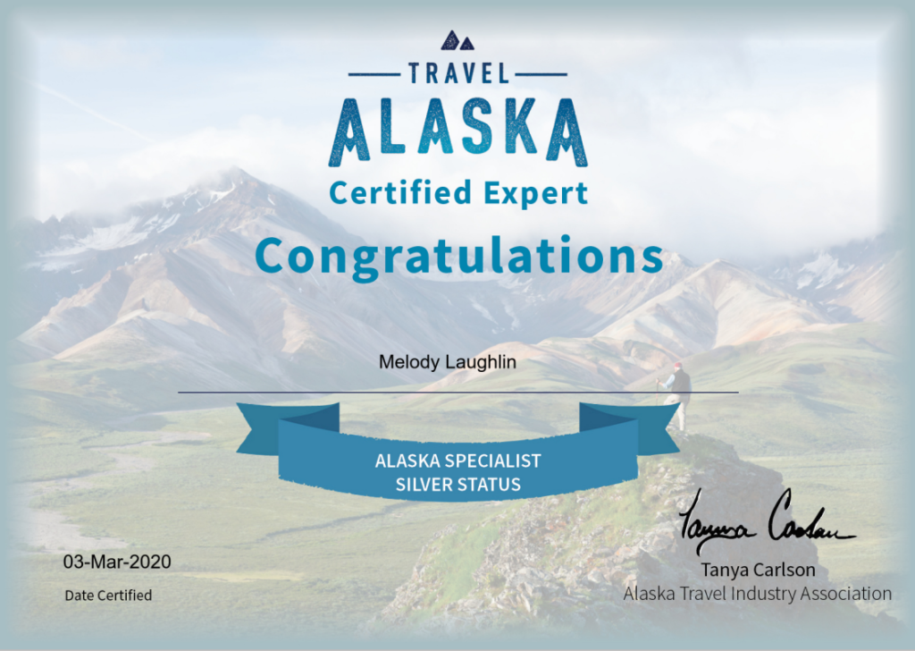 Alaska Specialist Silver Status